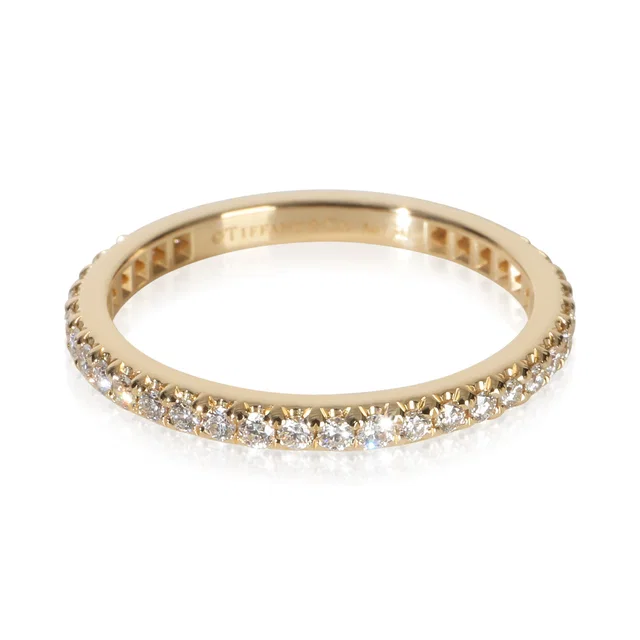 Tiffany & Co. Yellow Gold Diamond Soleste Eternity Band 18k in Yellow from HEWI