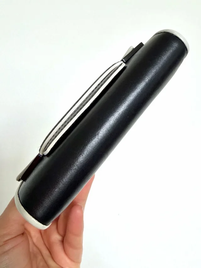 Delvaux Madame Black Leather Card Holder Wallet in black Leather from Poshmark, photo 8 of 11