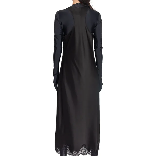 Balenciaga Satin Strappy Midi Dress, photo 4 of 5 from Balardi
