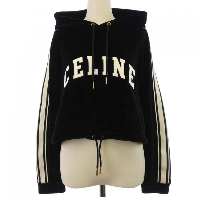Celine Hoodie Black in Black from The Reluxe