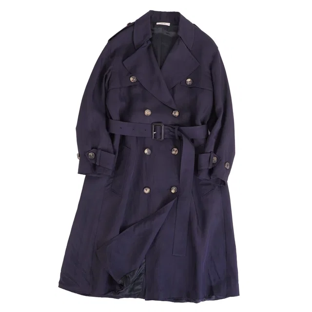 Celine Phoebe Philo Era Coat Trench Silk in Silk from The Reluxe