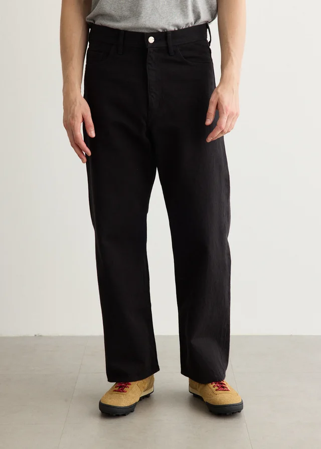 Yaeca CONTEMPO Coloured Denim Wide Jeans in Black from Incu, photo 1 of 1