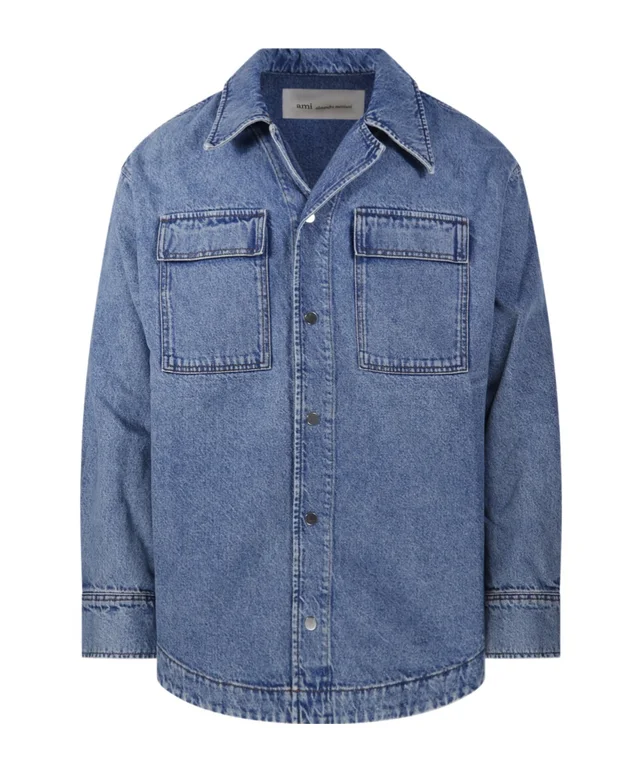 Ami Paris faded-effect denim jacket from SENSER, photo 1 of 1