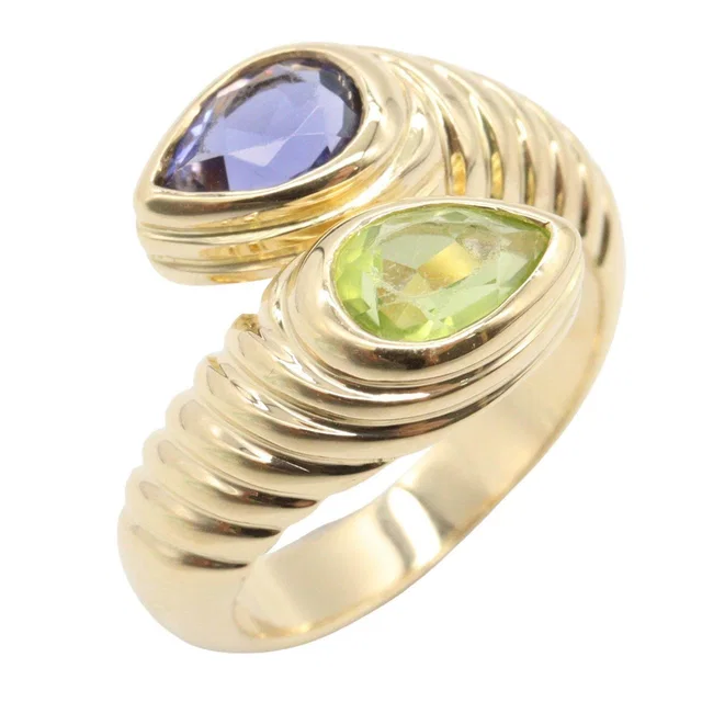 Bvlgari Doppio Baciato Au750 Ring Size 12 from LuxUness