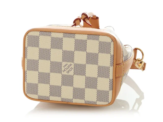 Louis Vuitton Damier Azur Vivienne Sac Nano Noé in Canvas from Ann's Fabulous Finds, photo 6 of 9