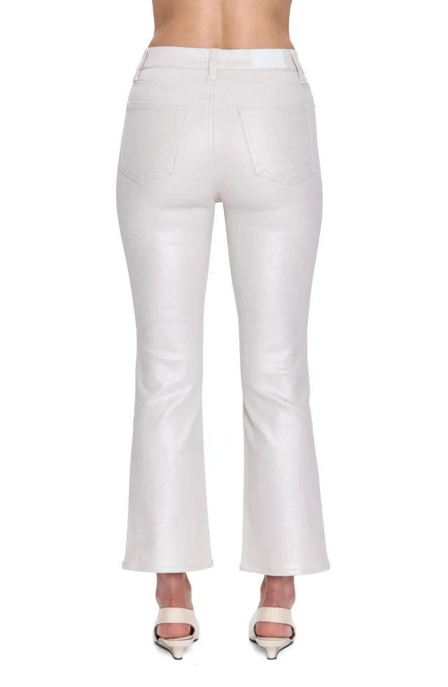 Pistola Lennon Coated High Waist Ankle Bootcut Jeans in White, photo 2 of 4 from Nordstrom Rack