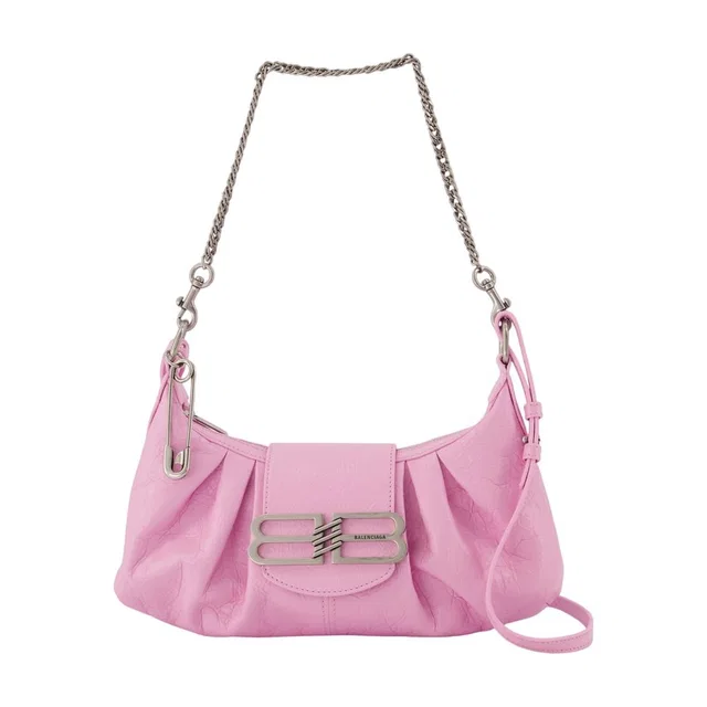 Balenciaga Pamela Shoulder Bag — Pink Lambskin in Pink Lambskin from HEWI