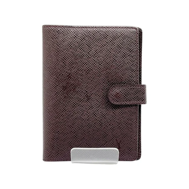 Louis Vuitton Notebook Cover Agenda Brown in Brown Leather from The Reluxe