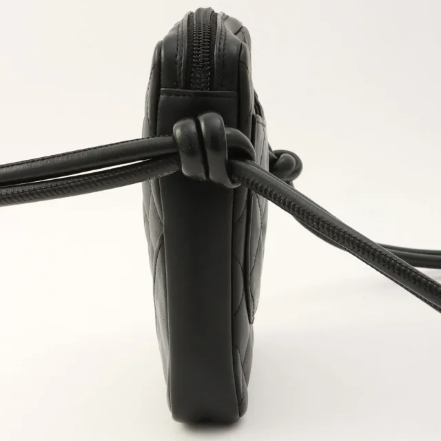 Chanel Cambon Line Mini Shoulder Bag, circa 2004, Black/White in Black Calfskin from VINTAGE QOO TOKYO, photo 4 of 11
