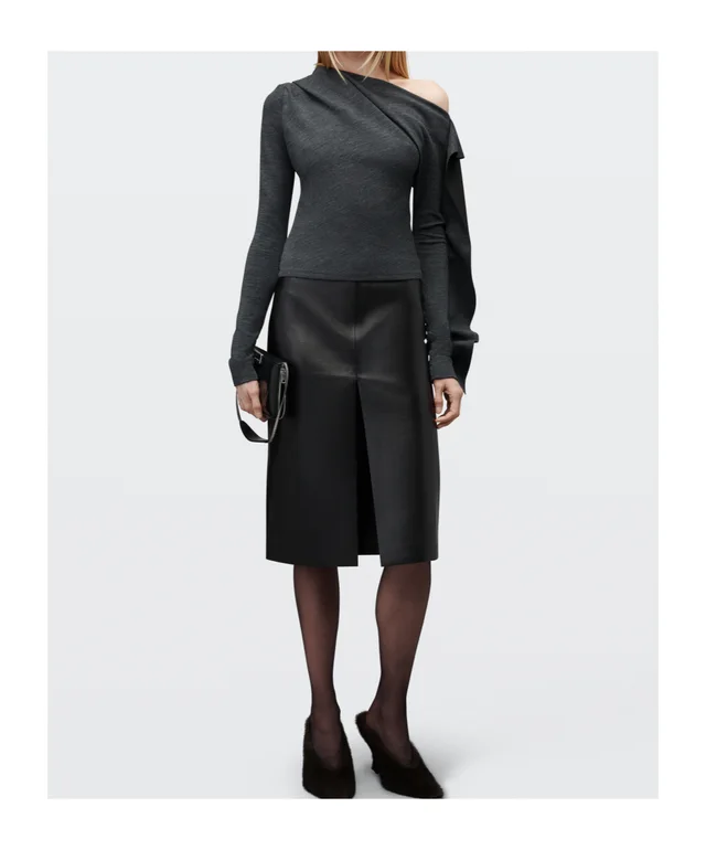 Alexander Wang off-shoulder ruffled sweater, photo 2 of 4 from SENSER