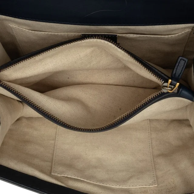 Blue Gucci Medium Calfskin Bamboo Dionysus Web Satchel in Blue Calfskin from Designer Revival, photo 2 of 2