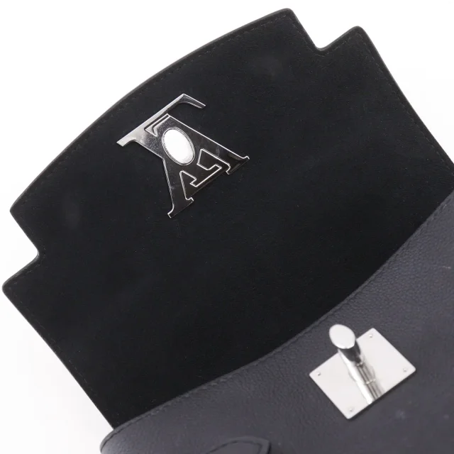 Louis Vuitton Lockme Ever Mini Calfskin 2way bag in Black Calfskin from LuxUness, photo 9 of 17
