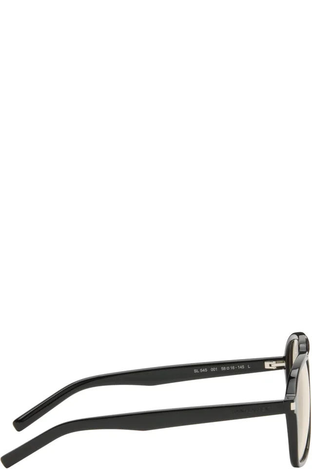 Saint Laurent Black SL 545 Sunglasses, photo 2 of 4 from SSENSE