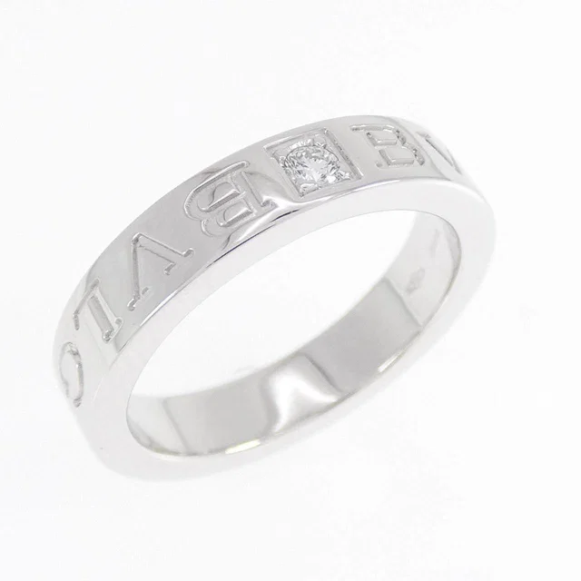 Bvlgari B.zero1 750 White Gold Diamond Ring Size 10.5 in White from LuxUness