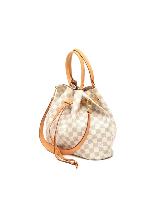 Louis Vuitton Damier Azur Girolata Tote Bag in Canvas from A Retro Tale, photo 2 of 12
