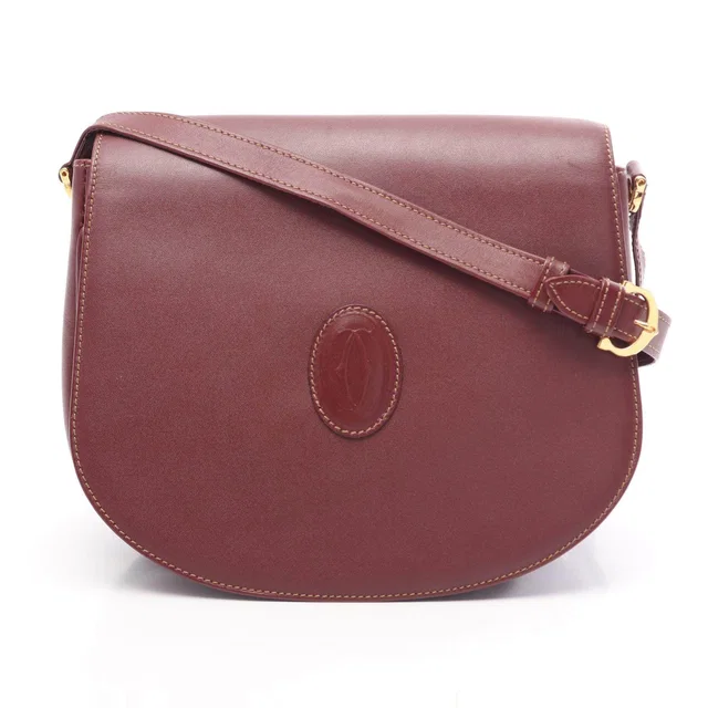 Cartier Must Line Leather Shoulder Bag in Leather from LuxUness