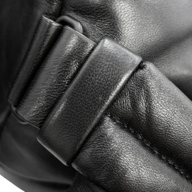 Saint Laurent Wide Logo Puffer Boston Bag Black797640AACIW1000 Lambskin in Lambskin from GALLERY RARE, photo 4 of 4
