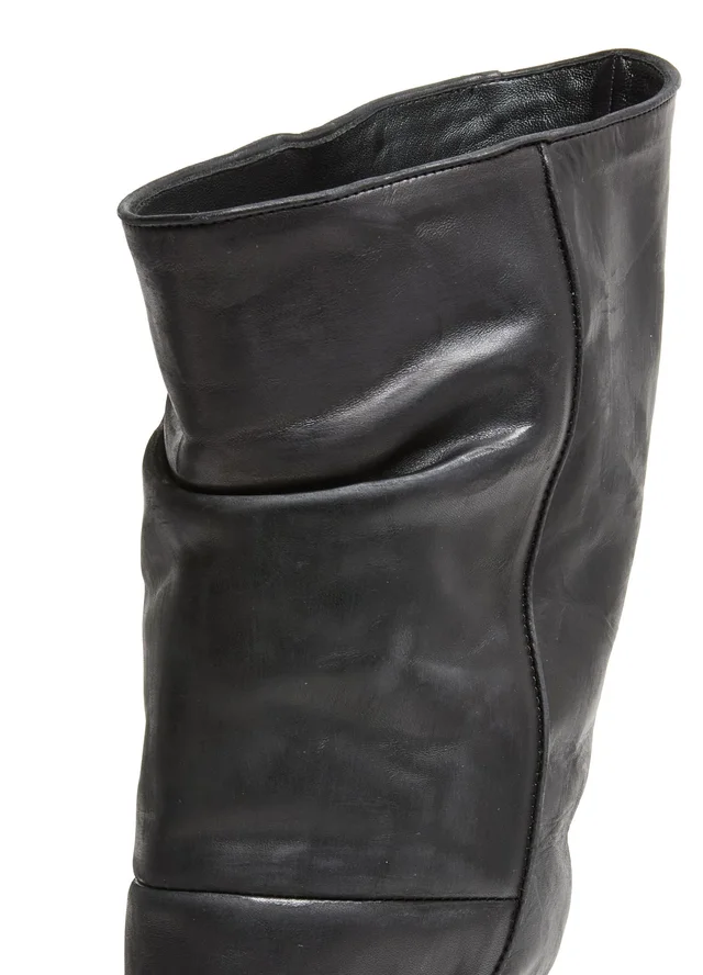 KHAITE Clive boots in Black 100% calf leather, photo 7 of 8 from 24S (Canada)