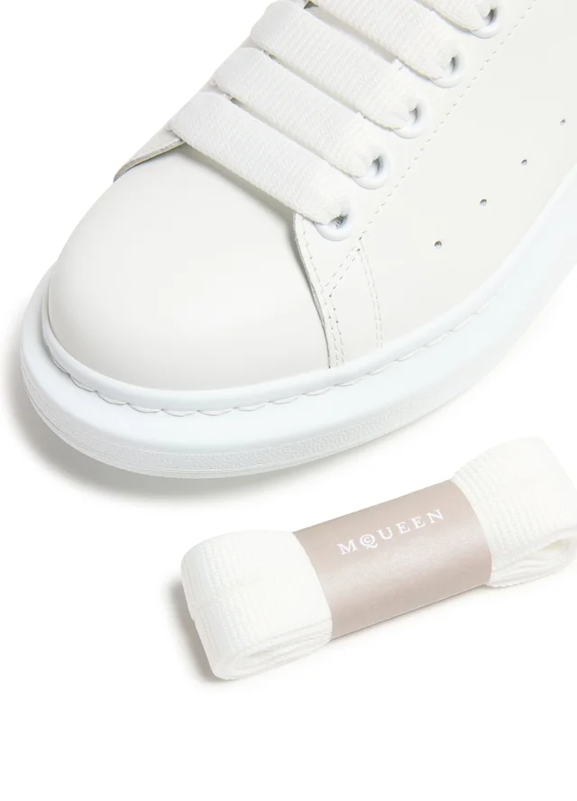 MCQUEEN Oversized rubber sneakers in White Calf leather, photo 7 of 8 from 24S (US)
