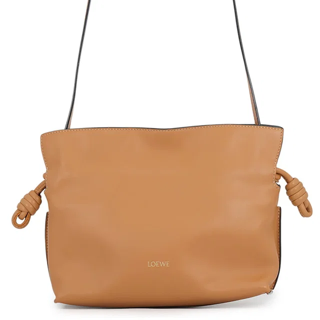 Loewe Flamenco Clutch Shoulder Bag warm dessertA411FC2X73 2586 Napa Calf Leather Size Mini in Calfskin from GALLERY RARE