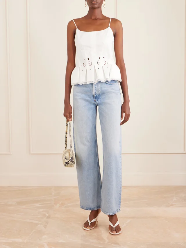 MAGDA BUTRYM Crocheted cotton corset top in White, photo 2 of 2 from NET-A-PORTER (Canada)