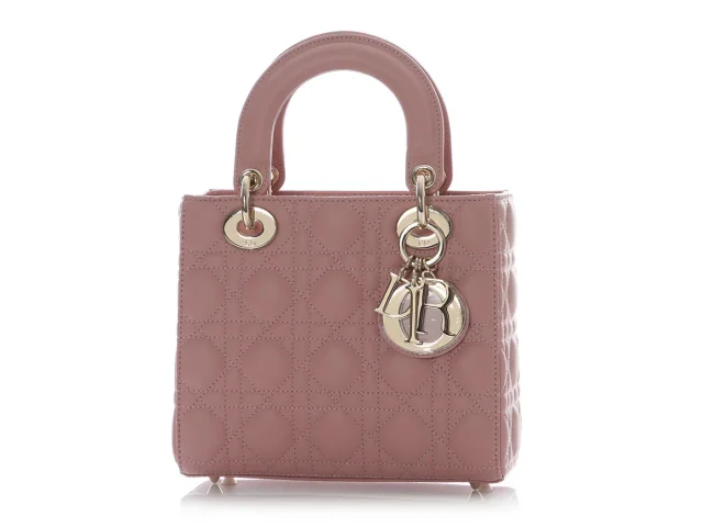 Small Old Rose Pink Lambskin Lady Dior My ABCDior in Pink Lambskin from Ann's Fabulous Finds, photo 2 of 9