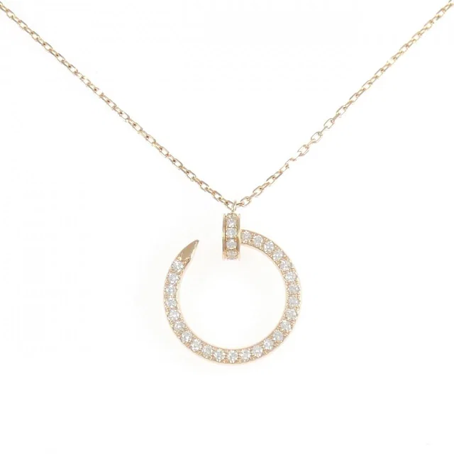 Cartier Juste Un Clou 18K Pink Gold Diamond Necklace in Pink from LuxUness