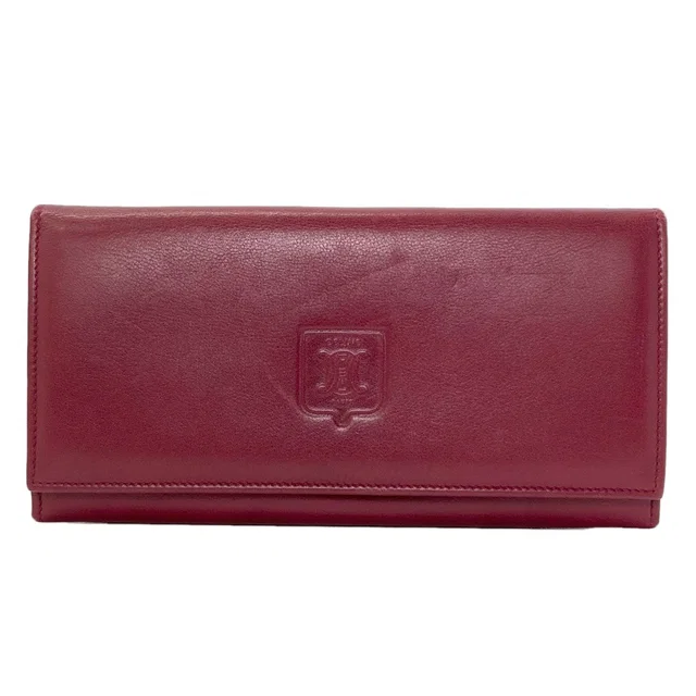 Celine Logo Wallet Leather in Leather from The Reluxe