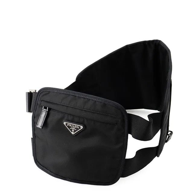 Prada Security Pouch Waist Bag Black1BL018 Nylon in Nylon from GALLERY RARE