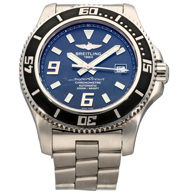 Breitling Superocean A17391 44mm Stainless Steel Watch from H&T