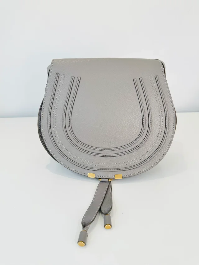 Chloé Large Leather Marcie Bag in Leather from Edit Second Hand