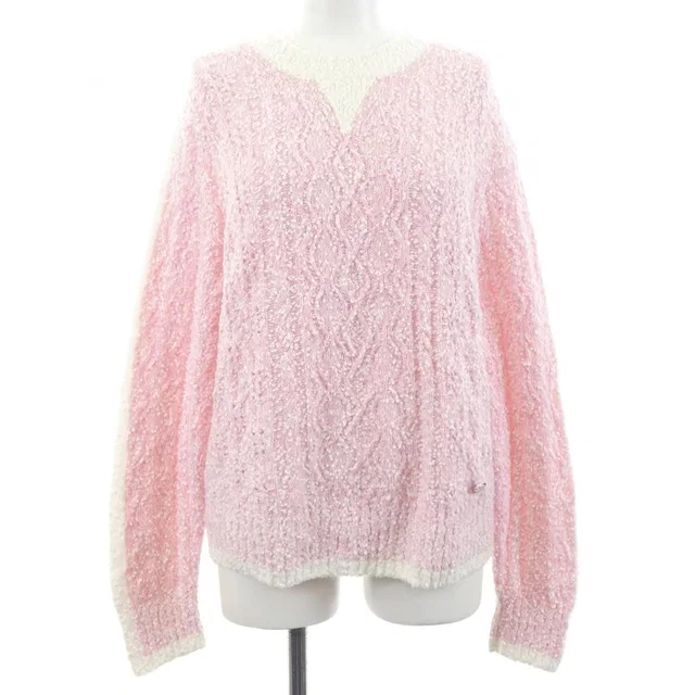 Chanel Knit Sweater Pink in Pink Cashmere from The Reluxe