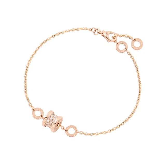 Bvlgari B.Zero1 Bracelet Size M/L350897 18K Pink Gold in Pink from GALLERY RARE