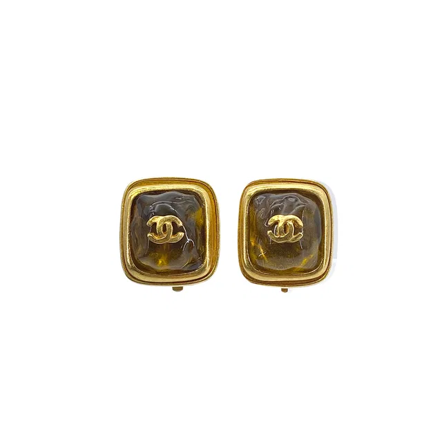 Chanel Vintage Earrings Gripoix Accessory 99A from Luxury Promise