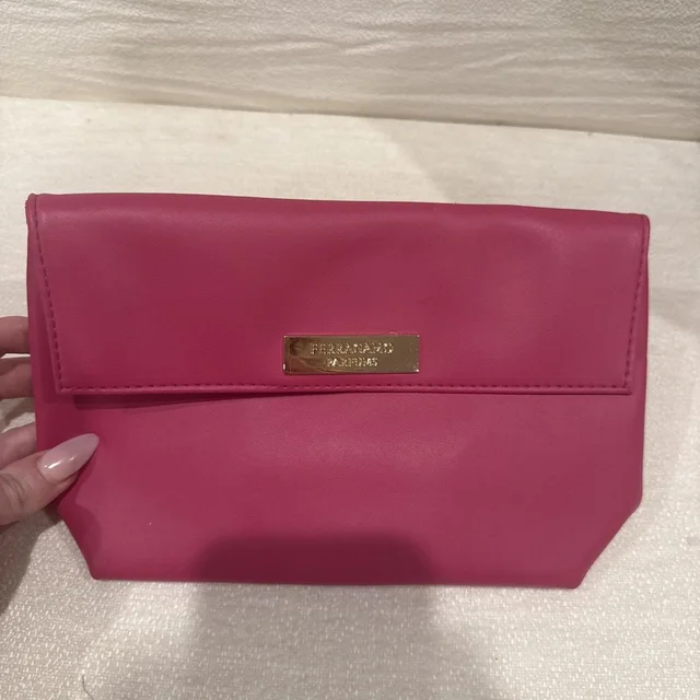 Ferragamo Women's Clutch bags - Pink in pink from Depop, photo 1 of 1