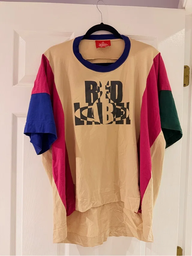 Vivienne Westwood Vintage Red Label T-Shirt in red from Poshmark