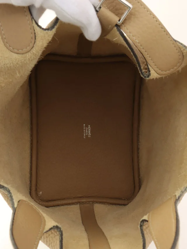 Hermès 2021 Picotin Lock PM Trench in Clemence leather from VINTAGE QOO TOKYO, photo 5 of 13