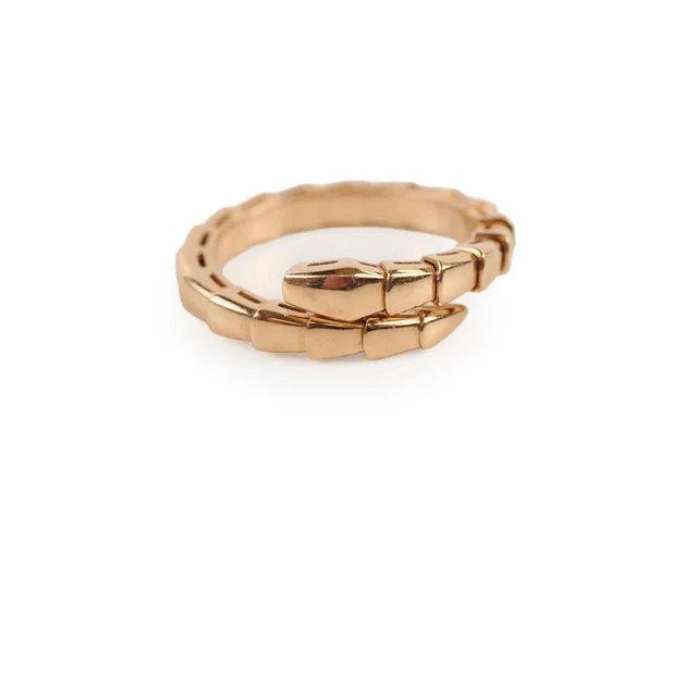 Bvlgari Serpenti Ring Rose Gold Size XXL 2023 in Pink from The Purse Affair