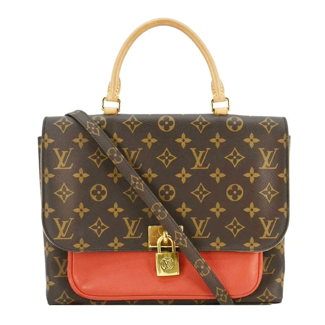 Louis Vuitton Marignan Monogram Canvas Shoulder Bag Coquelicot in Coated canvas from Dallas Designer Handbags