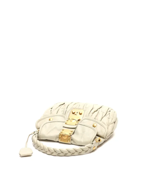 Miu Miu Matelassé Coffer Bag in Satin from A Retro Tale, photo 5 of 8