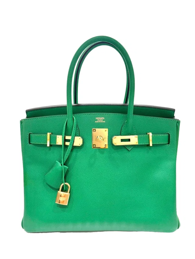 Hermès Birkin 30 Bamboo Epsom GHW #R in Epsom leather from Luxury Promise