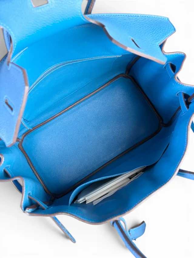 Hermès Bleu Zellige Togo Birkin 35 in Blue Togo leather from Season 2 Consign, photo 9 of 9