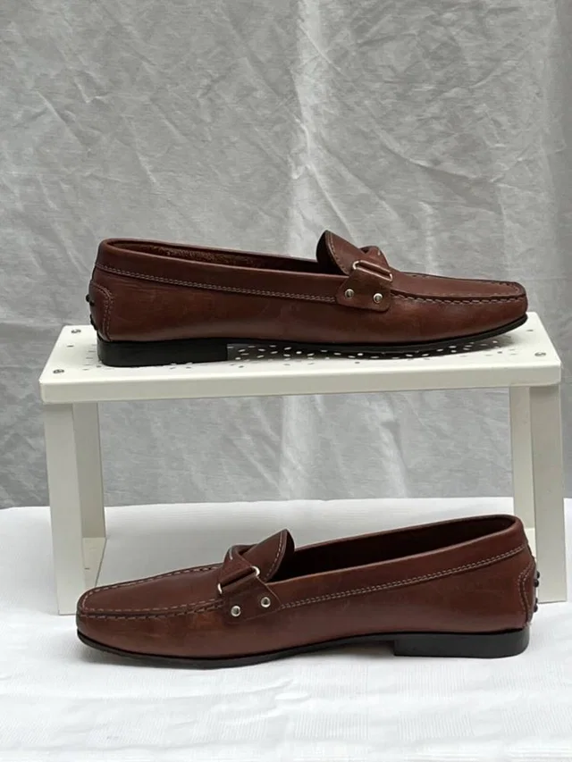 Tod's moccasins in box in Brown Leather from Oxfam Online Shop