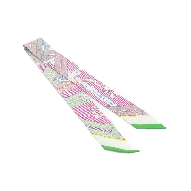 Hermès Mors A Jouets Chemise Twilly Scarf in Silk from The Reluxe