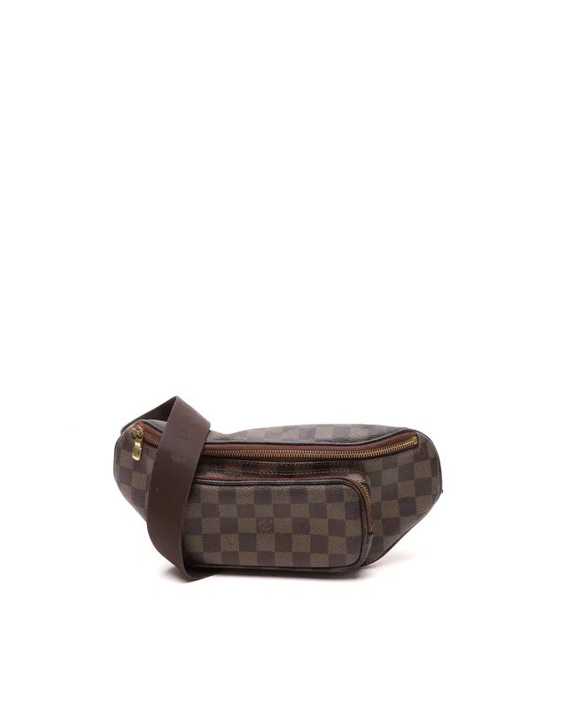 Louis Vuitton Damier Ebene Melville Bum Bag in Brown Canvas from A Retro Tale