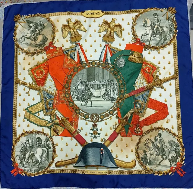 Hermès “napoléon” Silk Scarf — Philippe Ledoux in multicolor Silk from Grailed, photo 1 of 1
