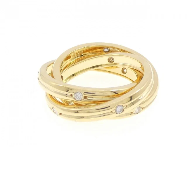 Cartier Constellation Au750 Diamond Ring Size 8 from LuxUness