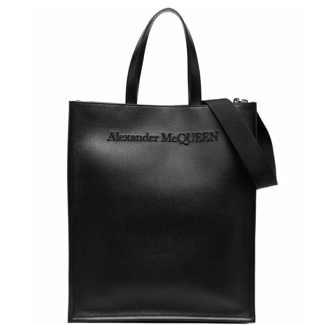 Alexander McQueen Edge N/S Tote with Strap, Black from Cultstatus, photo 1 of 1