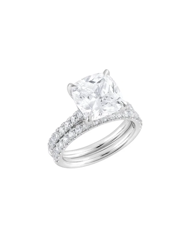 Lab Grown Diamonds 14K 6.00 ct. tw. Lab-Grown Diamond Bridal Set, image 1 of 1 from Gilt
