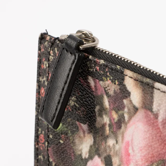 Givenchy Black Floral Coated Cavans Antigona Clutch in Black Canvas from Labellov, photo 5 of 5
